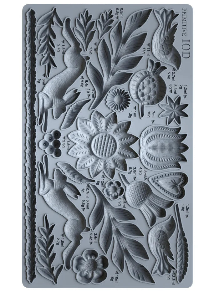 Primative IOD Décor Mould