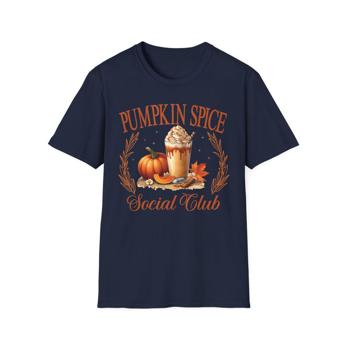 Pumpkin Spice Social Club T-Shirt - funny t-shirt by Cheeky Business