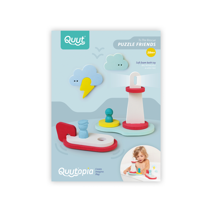 Quut Soft Foam Bath Activity Puzzle - To the Rescue