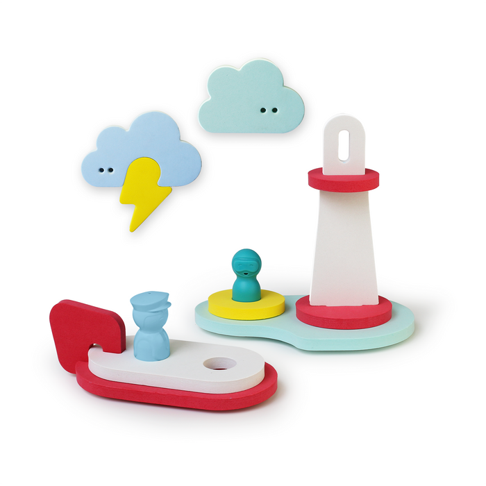 Quut Soft Foam Bath Activity Puzzle - To the Rescue
