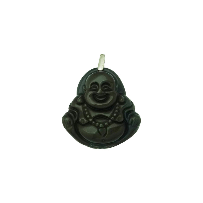 Rainbow Obsidian Laughing Buddha