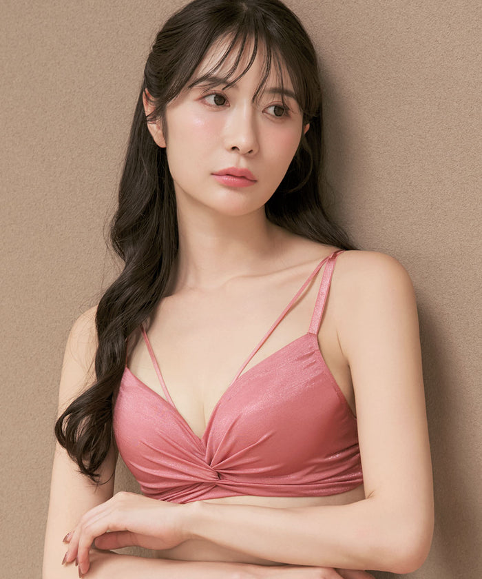 Raku Lamé Tulle Comfort Push-Up Bra