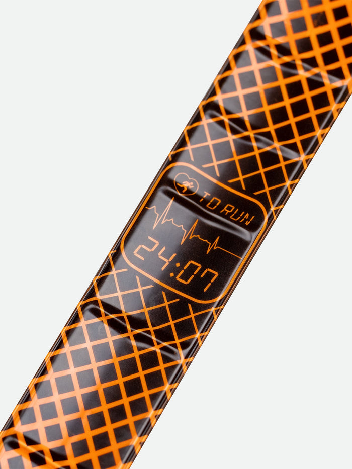 color:Orange Watch||seo:Nathan Reflex Slap Bands - 2 Pack - Orange Watch - Detail View