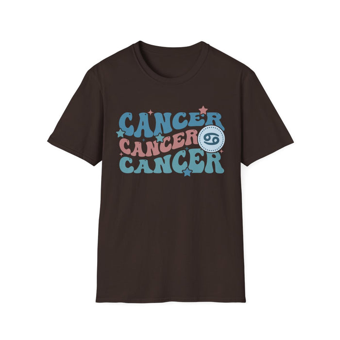 cancer zodiac t-shirt worn as casual everyday astrology gift