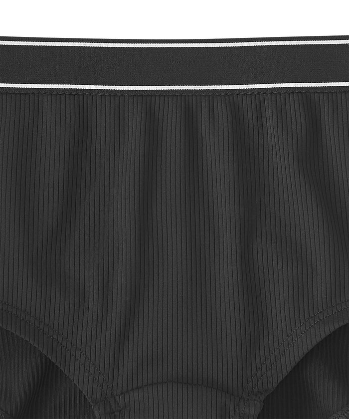 Ribbed Hip-Hugger Panty
