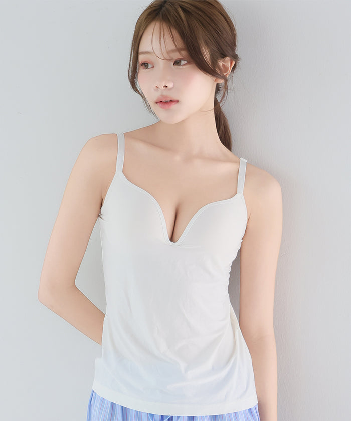 Rich Bust Airy Cooling Built-In Bra Camisole (Underwired)
