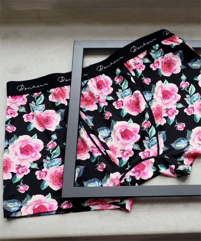 Rose Print Boxer (Men's)