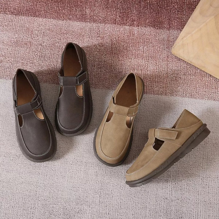 Round Toe Platform Loafers