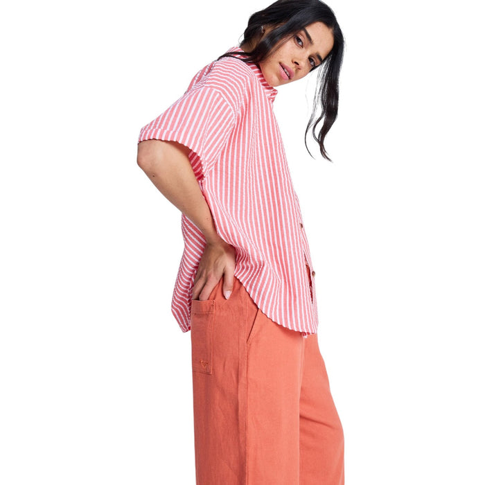 Roxy | Chemise à Manches Courtes Femme Beachy Nostalgia