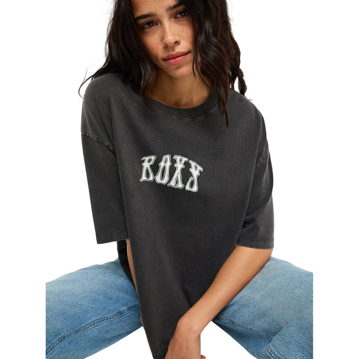 Roxy | T-Shirt à Manches Courtes Femme Talloversize Washed