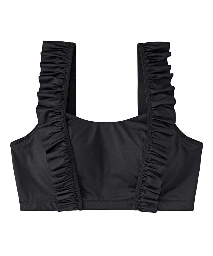 Ruffle Wireless Minimizer Bra (F-G-H Cup)