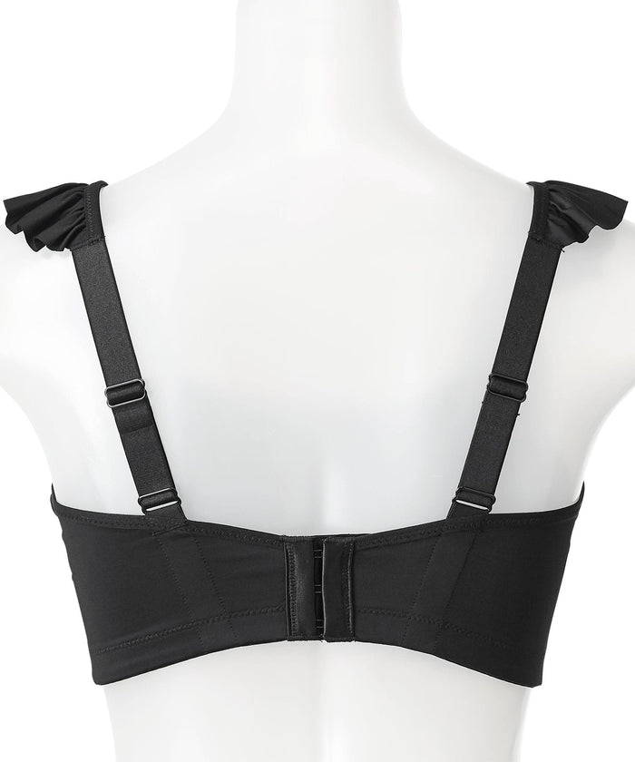 Ruffle Wireless Minimizer Bra (F-G-H Cup)