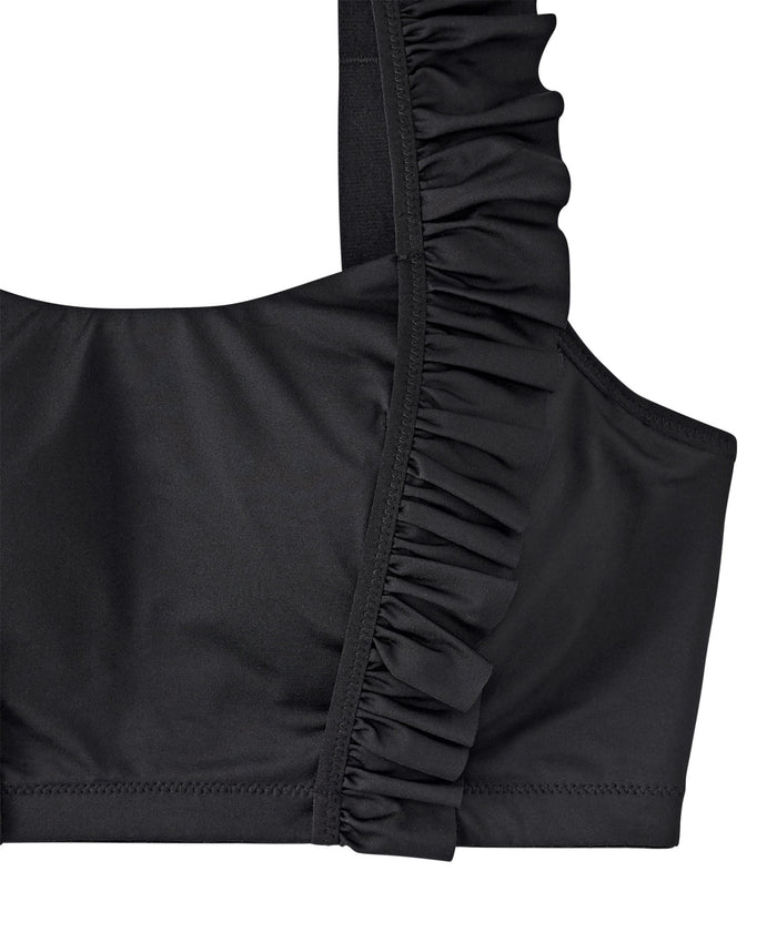 Ruffle Wireless Minimizer Bra (F-G-H Cup)
