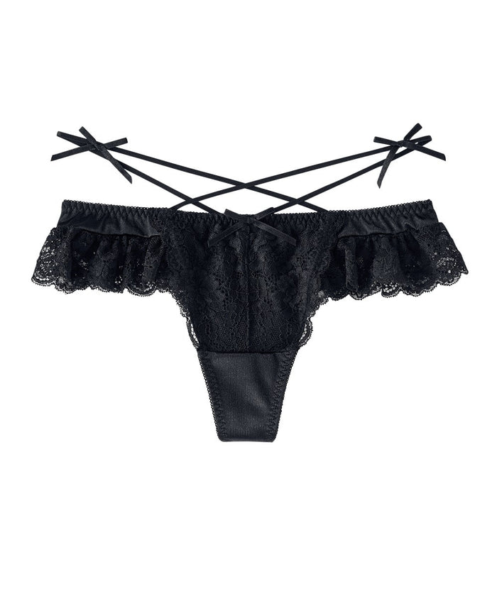 Satin Ribbon Thong