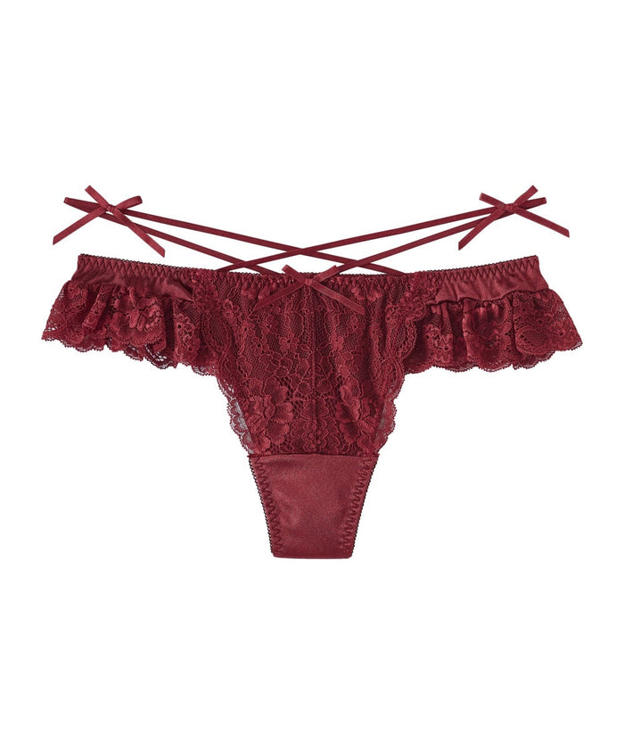 Satin Ribbon Thong