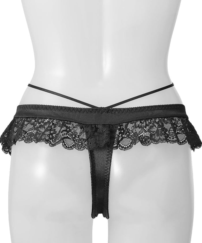 Satin Ribbon Thong