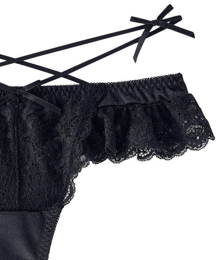 Satin Ribbon Thong