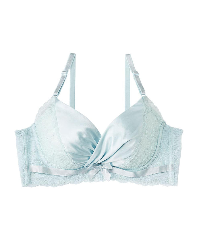 Satin Side Support Push-Up Bra