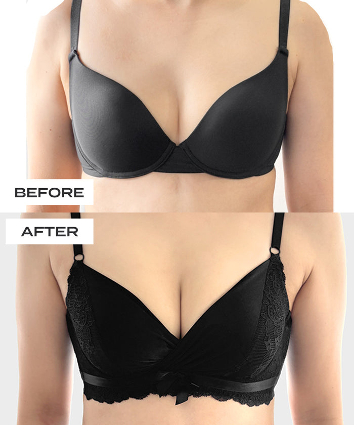 Satin Side Support Push-Up Bra