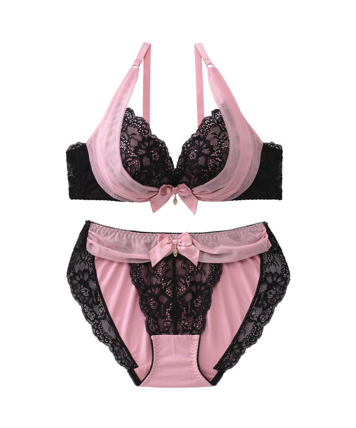Sayuri Deluxe Sheer Push-Up Bra & Panty