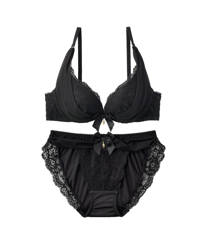 Sayuri Deluxe Sheer Push-Up Bra & Panty