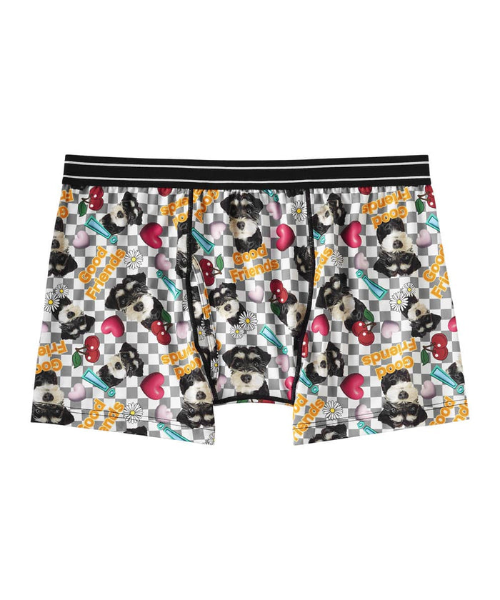 Schnauzer 3D Sticker Boxer (Men's)