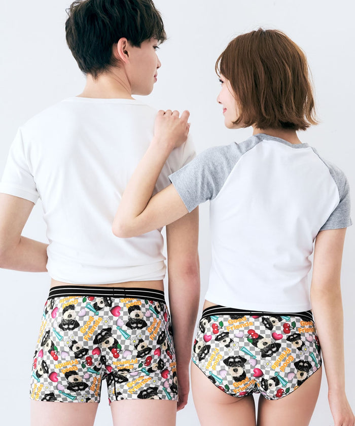 Schnauzer 3D Sticker Boxer (Men's)
