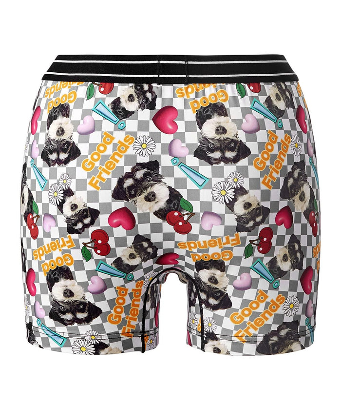 Schnauzer 3D Sticker Boxer (Men's)