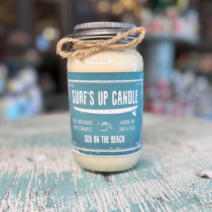 Sex On The Beach Mason Jar Candle - Original Collection