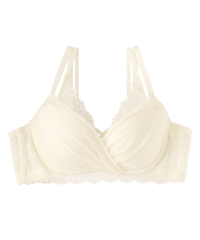 Sheer Layered Side Support Push-Up Bra