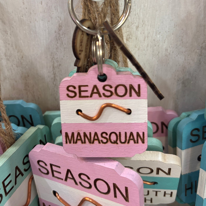 Shore Town Key Chain - Manasquan