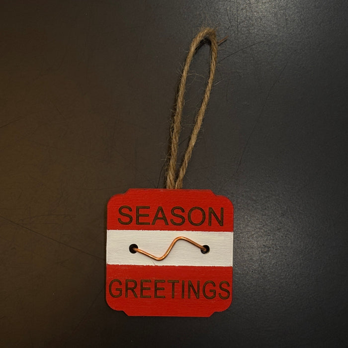 Shore Town Ornament - Greetings