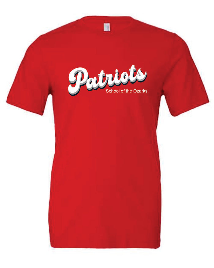 Short Sleeve Retro Patriots tee