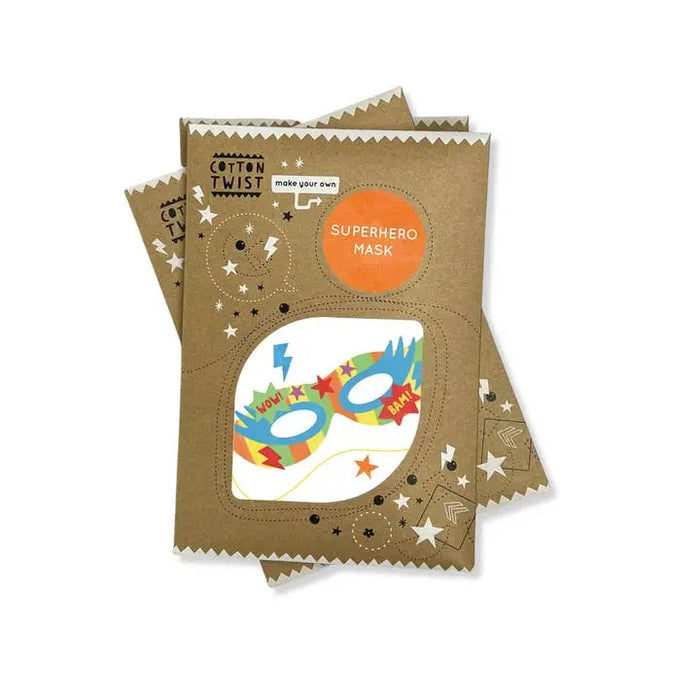 Make Your Own Superhero Mask Sibling Gifts Cotton Twist