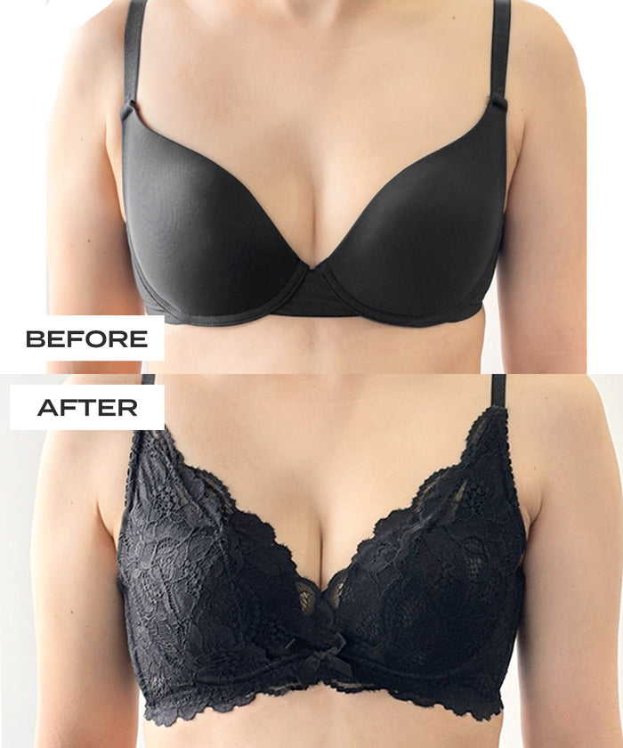 Side Support Lace Push-Up Bra