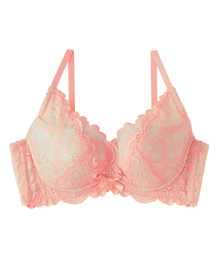 Side Support Lace Push-Up Bra