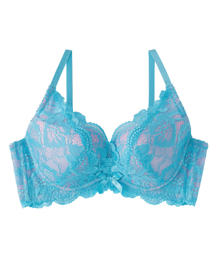 Side Support Lace Push-Up Bra