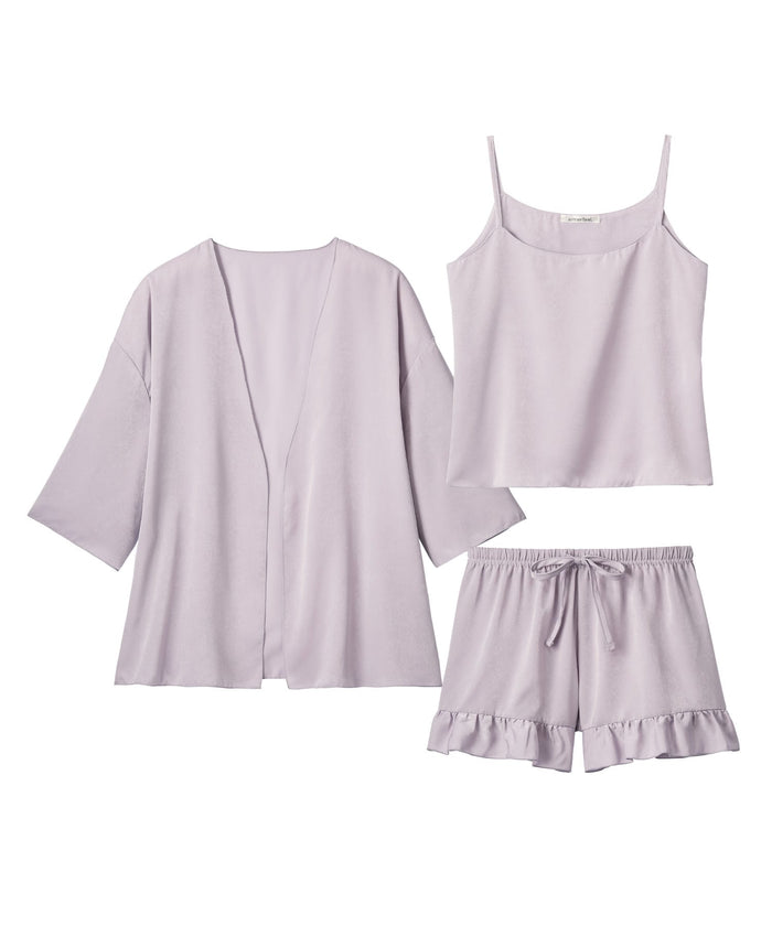 Silky Shorts 3-Piece Set