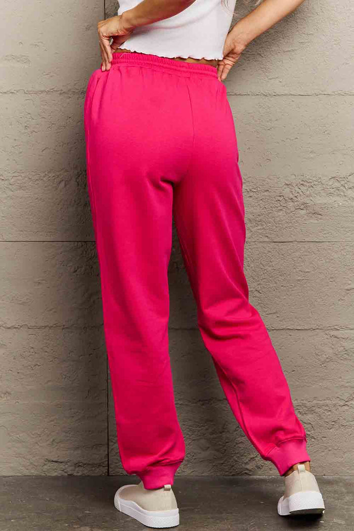Simply Love Full Size Drawstring BUTTERFLY Graphic Long Sweatpants