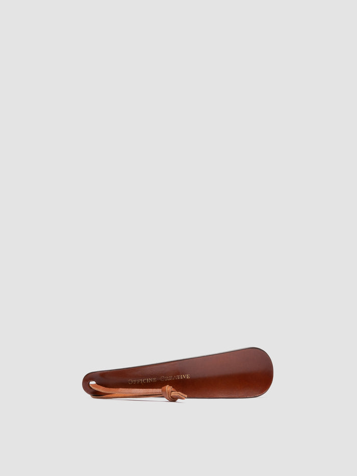 SMALL SHOEHORN - Brown Leather Shoe Horn Officine Creative - 1