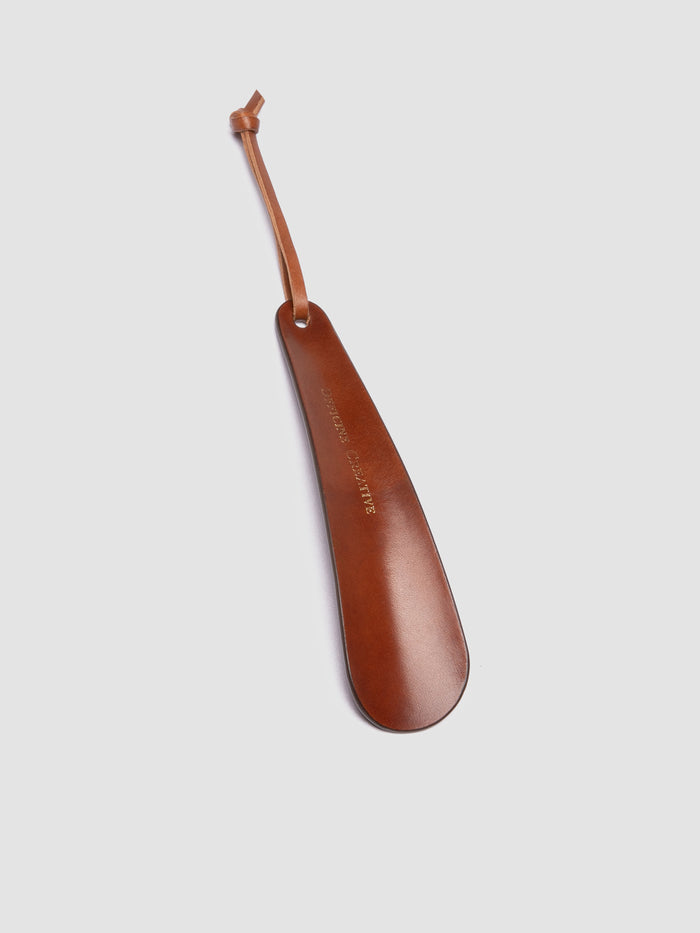 SMALL SHOEHORN - Brown Leather Shoe Horn Officine Creative - 2
