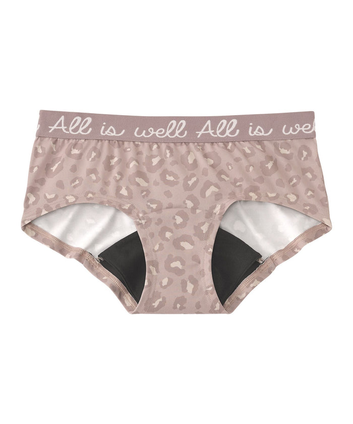 Smokey Leopard Hip-Hugger Period Panty