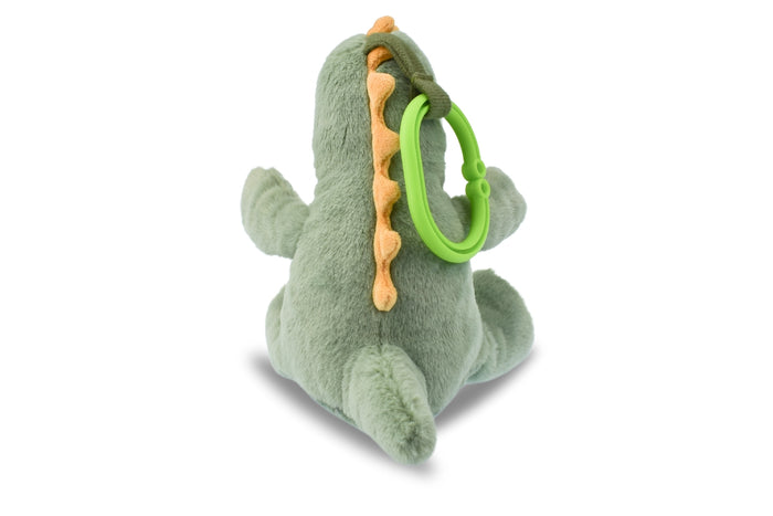 Snuggle Buddy Minty Dinosaur Jiggle & Shake Clip Toy