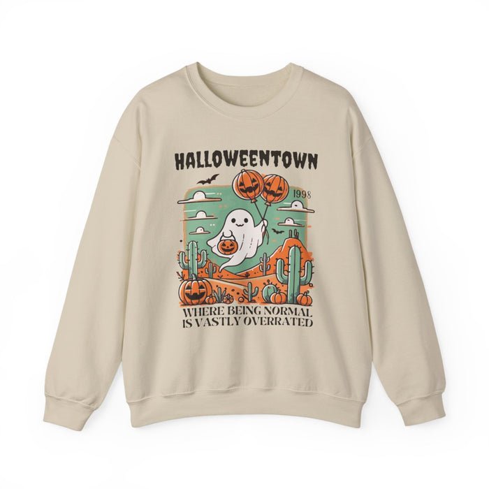 Spooky Town Ghost Halloween Sweatshirt - funny sweatshirt by Cheeky Business