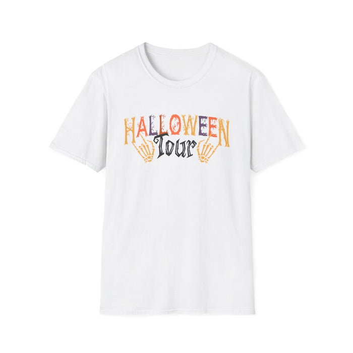 Spooky Town Tour Halloween T-Shirt - funny t-shirt by Cheeky Business