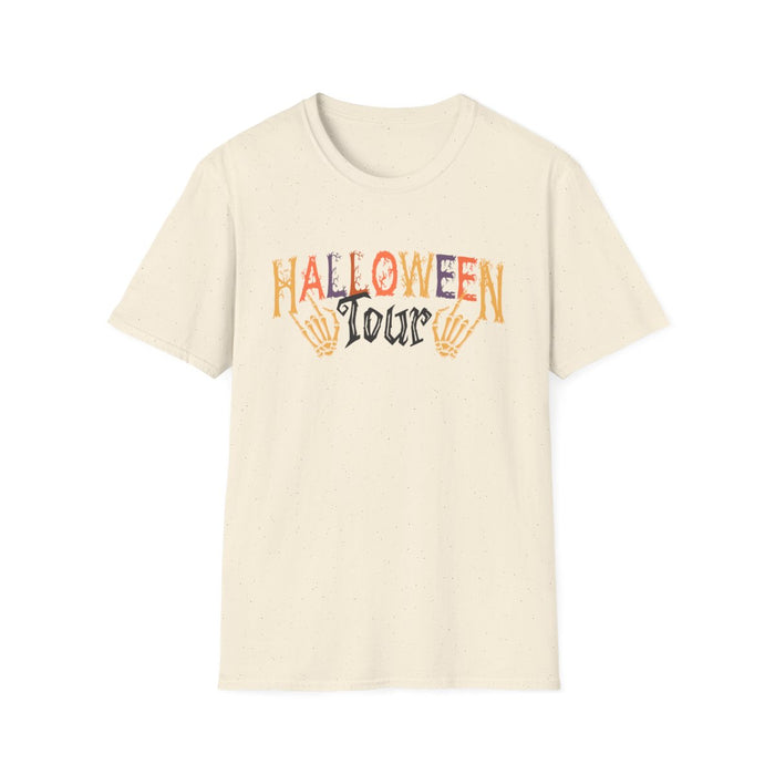 Spooky Town Tour Halloween T-Shirt - funny t-shirt by Cheeky Business