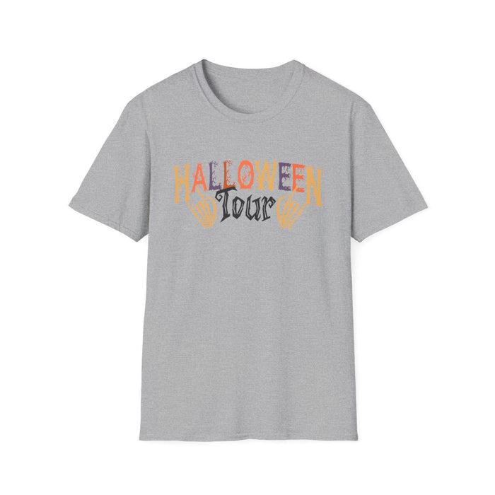 Spooky Town Tour Halloween T-Shirt - funny t-shirt by Cheeky Business