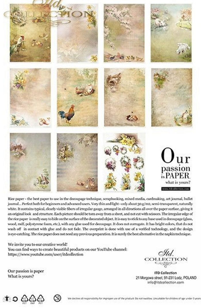 nan, rice paper design by nan, nan, for decoupage and crafting