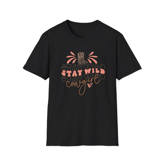 Stay Wild Cowgirl T-Shirt - funny t-shirt by Cheeky Business