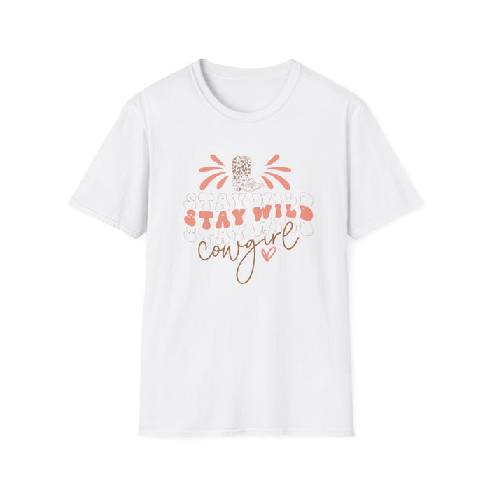 Stay Wild Cowgirl T-Shirt - funny t-shirt by Cheeky Business